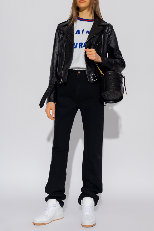 SAINT LAURENT ブラック ベルベット タートルネック　XXL SAINT LAURENT ブラック ベルベット タートルネック XXL